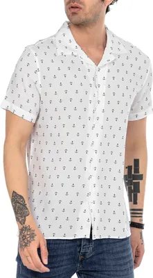 Produktbild von Red Bridge Herren Hawaii Hemd Kurzarm Shirt Weiß S
