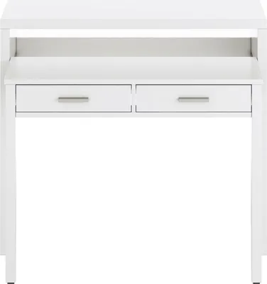 Produktbild von Schreibtisch - Weiß 36x98,5x87,5h cm