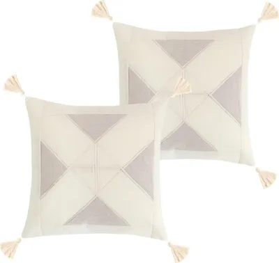Produktbild von Federkissenbezug SET 2Stück - 40x40 cm - Natur