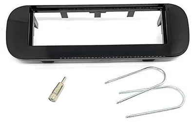 1 DIN Radiopaneel für Fiat Panda ab 2012, inkl. Antenne und Schlüssel