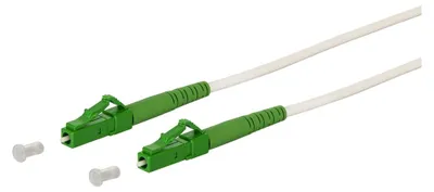 Image de METZ CONNECT Câble patch 15.00m OS2 LC mâle sur blanc/vert - 15 m - sans halogène (151P7JAJAA5E)