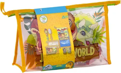 Produktbild von Kinder Reisetoilettengarnitur Jurassic Park 4 Stücke Orange