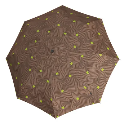 Image de Knirps parapluie de poche parapluie T.200 Medium Duomatic Meditate Taupe marron clair