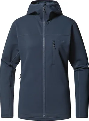 Produktbild von Haglöfs Damen Rosson Mid Fleecehoody Tarn Blue L