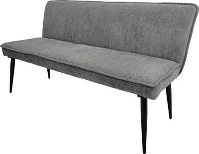 Produktbild von Sitzbank Mesilla, gepolstert, modernes Retro-Design, Chenille-Optik, 140 cm breit