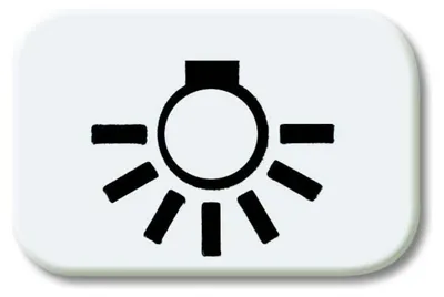 Productafbeelding van Tastersymbool AWS 2525 LI-214, Busch-Jäger, artikelnummer 1433-0-0028, EAN-code 4011395047804