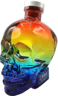Produktbild von Crystal Head Pride Bottle Vodka 700ml (40% Vol) - Vodka for the Creative Spirit - Limited Edition Pride Bottle- [Enthält Sulfite]