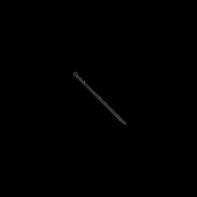 Obrázok produktu pre Káblové pásky, čierna farba, odolné voči UV žiareniu, šírka 4,8 mm, dĺžka 200 mm, 100 kusov.