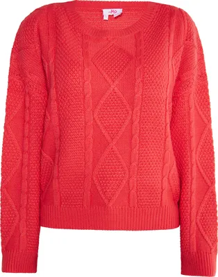 Image de Pull SWIRLY pour femmes - rouge, M
