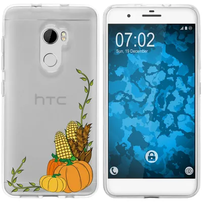 Produktbild von PhoneNatic Case kompatibel mit HTC One X10 Silikon-Hülle Herbst Erntedankfest/Thanksgiving M5