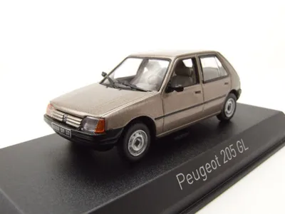 Produktbild von Peugeot 205 GL 1988 hellbraun metallic Modellauto 1:43 Norev