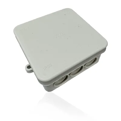 Produktbild von SD ProfiLine Feuchtraum-Abzweigdose K12, 85x85x40mm, lichtgrau, 10 Stück