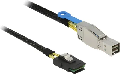 Obrázek produktu pro DeLOCK 83616, 1 m, Mini SAS HD SFF-8644, Mini SAS SFF-8087, Samec/samec, 6 Gbit/s, Černá