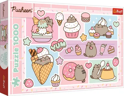 Image de Trefl Puzzle Sweet Pusheen - 1000 pièces carton jeu éducatif