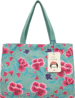 Image de Fritzi aus Preußen sac shopper sac à épaule Easy 01 Canvas Shopper Flower Green vert