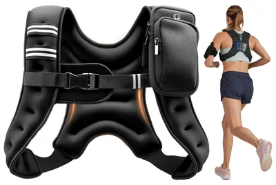 Zdjęcie produktu dla Kamizelka Treningowa Vevor 2 79 Kg Neopren Z Odblaskami Regulowana