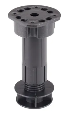 Obrázek produktu pro Soklová noha 100 -120 mm, černá, sada 4 ks