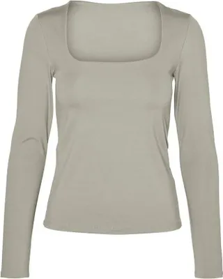 Image de Vero Moda Million T-shirt manches longues Argent XL Femmes Argent XL