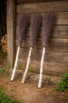 Produktbild von Birken-Naturbesen – Robuster Profi-Hofbesen für Garten & Außenbereich