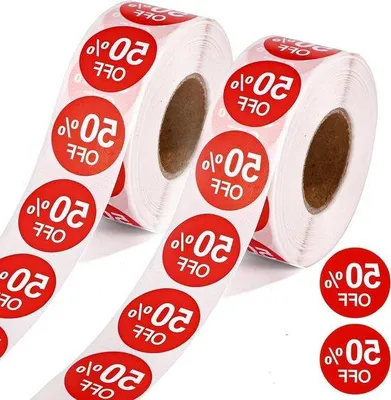 Zdjęcie produktu dla Zestaw naklejek (2000 sztuk) dla sklepów i supermarketów