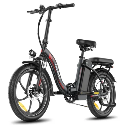 Obrázek produktu pro E-kolo 160 - 195 cm 20" Nerezová hliníková slitina 36 V 20 Ah 720 Wh až 110 - 150 km Vodotěsné IP54 Shimano 7 rychlostí, černá barva