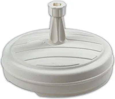 Image de EDA 010703 BL EDA Pied de parasol, plastique, rond, 430 mm, blanc
