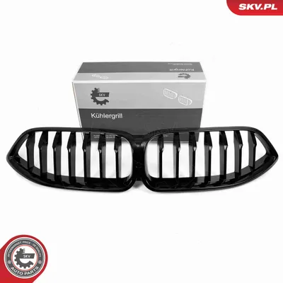 Produktbild von ESEN SKV 66SKV227 Kühlergrill Frontgrill für BMW 8 Gran Coupe (G16, F93) Schwarz Glänzend