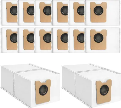 Produktbild von 14 Stück Staubbeutel für Eufy C20 Omni/ C10 Roboter-Staubsauger, große Kapazität, Einweg-Staubsaugerbeutel