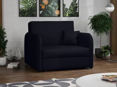 Obrázek produktu pro Rozkládací křeslo BELA LOFT 1 - černé