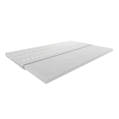 Zdjęcie produktu dla Topper HR 120x200 cm z pianki wysokoelastycznej - dwustronny antyalergiczny zdejmowany pokrowiec twardość H4 grubość 3 cm