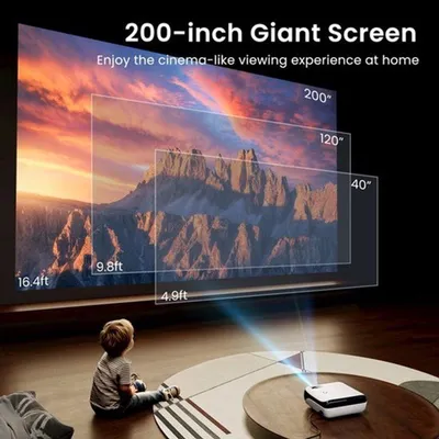 Immagine prodotto di Proiettore - Full HD 1080P - Bluetooth - HDMI - Ideale per home cinema e intrattenimento