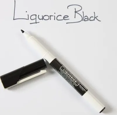 Produktbild von Sugarflair Lebensmittel Farbstift Liquorice Black