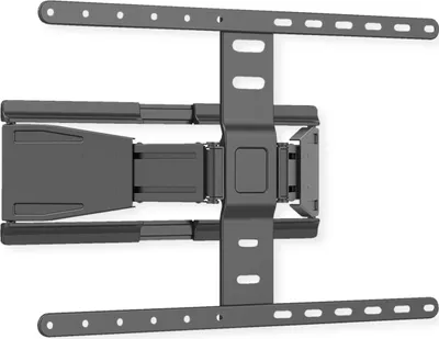 A dark gray TV wall mount is shown against a white background.