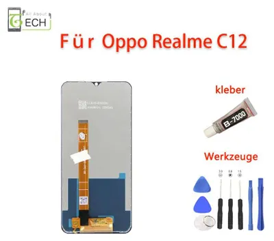 Produktbild von Für Oppo Realme C12 RMX2189 LCD Display Bildschirm Touch Screen mit Werkzeuge