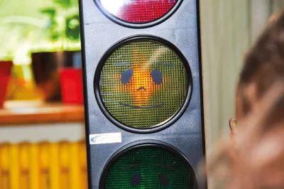 Produktbild von Eduplay Lärm-Ampel Geräuschsignal-Lampe für Klassenzimmer und Gruppen