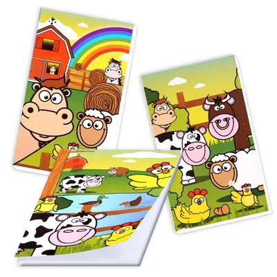 Produktbild von Bauernhof Tiere Mini Notizbuch 9,2 x 5,5cm