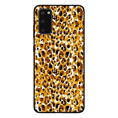 Produktbild von Smartphonica Telefoonhoesje voor Samsung  Galaxy S20 met panterprint - TPU backcover met luiaardprint - Bruin