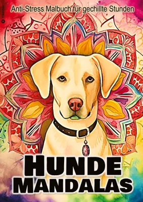 Produktbild von Hunde Mandalas Malbuch für Erwachsene Jugendliche Frauen Männer