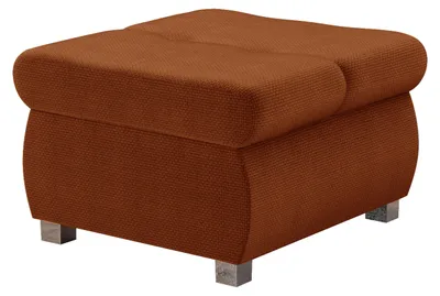 Produktbild von MIRJAN24 Polsterhocker Orkan Klein, Moderne Sitzhocker vom Hersteller, Holzkonstruktion, 60x60x39 cm (Farbe: Flow 09)