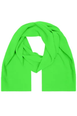 Produktbild von Extrabreiter Fleece Schal ohne Fransen lime-green, Gr. one size