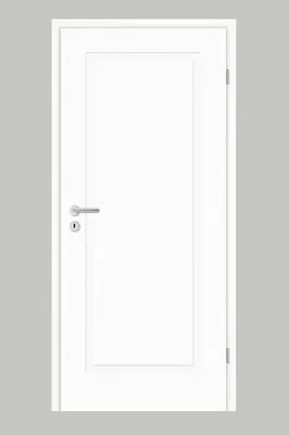 Produktbild von Pertura Zimmertür Mila 01 Design weiß lackiert (ähnlich RAL 9003) 98,5x198,5 cm Rechts