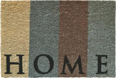 Image de Paillasson Coco Peint Décoration Intérieure élégante Et Naturelle - Tarres