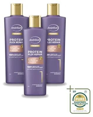 Obrázek produktu pro 3x Šampon Andrélon Pro Care Protein Plex Repair - 250 ml - Balení pro zásoby - 3 kusy