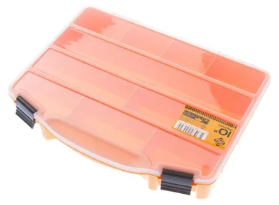 Immagine prodotto di FORTE Tools Box ORG-10 Organizzatore per minuteria ( 000051144705 ) 251 x 200 x 44 mm con 10 scomparti per chiodi viti tasselli utensili manuali