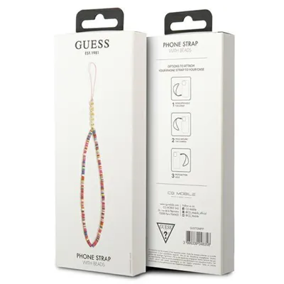 Produktbild von Guess Anhänger Gustgmpp Telefonband Multicolor Rosa/Multicolor Rosa Heishi Perlen