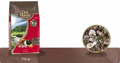 Produktbild von Deli Nature Nager 5*-Menü HAMSTER (Banane & Erdnüsse) 750g