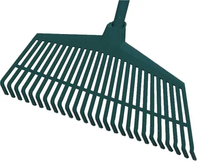 Image de SIENA GARDEN Balai à feuilles en plastique, 50 cm,