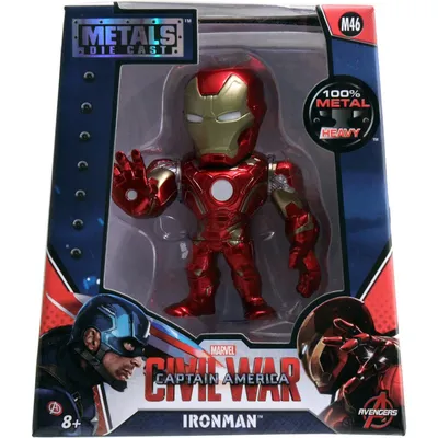 Obrázek produktu pro Kovov Figurka Marvel Metalfigs Avengers Iron Man 10cm -(K134462)
