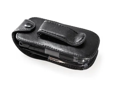 Produktbild von caseroxx Ledertasche mit Gürtelclip kompatibel mit Samsung E1150i aus Echtleder, Tasche mit Gürtelclip und Sichtfenster