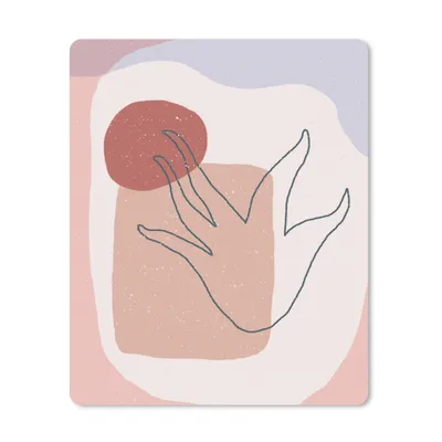 Produktbild von MuchoWow® Mauspad Mousepad Boho - Abstrakt - Pastell - Formen 30x40 cm - Mousepads - Maus Mat - Pad - Mausunterlage - Mausmatten